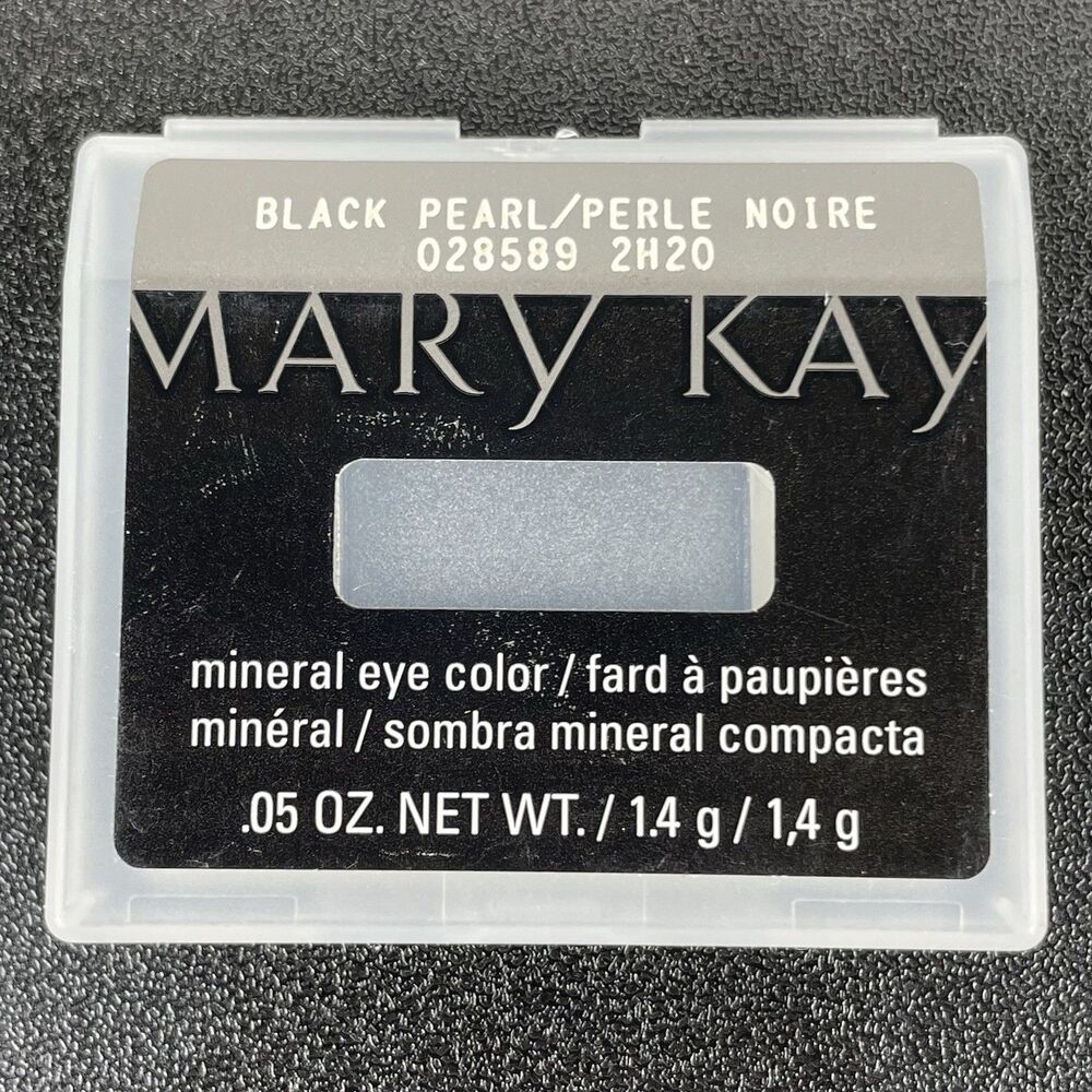 Mary Kay Mineral Eye Color Black Pearl 028589 2H20 .05 Oz Brand New